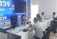 Loket pembayaran tarif air di Perumda Batiwakkal