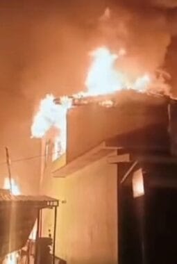 Sebanyak 20 KK Kehilangan Tempat Tinggal Paska Kebakaran Milono Berau