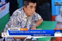 Anggota Komisi II DPRD Berau, Agus Uriansyah, gelar reses I di wilayah Dapil II, Kilo meter 32, Jalan Tipalayo RT 15, berlanjut di Kampung Sembakungan dan Sambaratta, Kecamatan Gunung Tabur, kemarin, Sabtu 8 Februari 2025