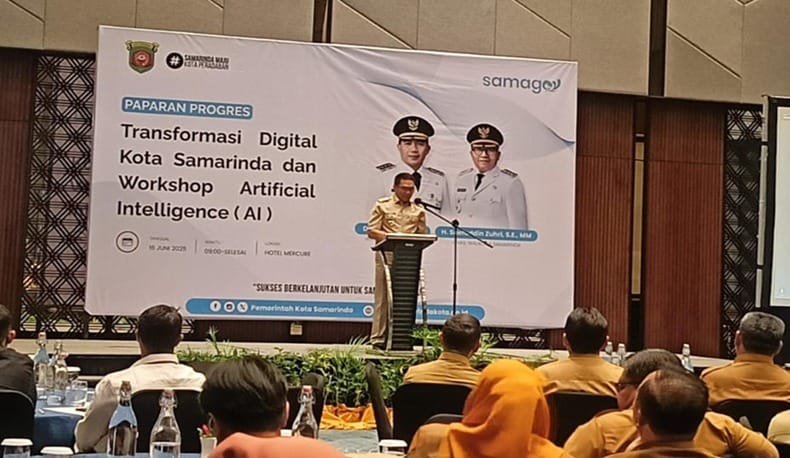 Paparan Progres Transformasi Digital Kota Samarinda & Workshop Artifical Intelligence (AI) di Samarinda