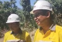 Staf KTT PT SBE tinjau lokasi Sungai Daluman di Pegat Bukur, Kecamatan Sambaliung, Berau. Bersama Warga, Ketua RT 01 Pegat Bukur di hadiri pihak DLH Berau dan sejumlah pihak terkait lain kemain lalu. Foto: (Ipl)