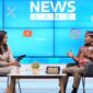 Gubernur Zainal saat menjadi narasumber dalam program Newsline Metro TV, Minggu malam (23/11/2025)