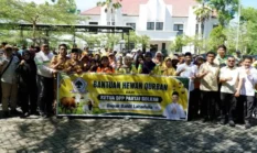 Golkar Kaltara Salurkan Hewan Kurban dari Bahlil Lahadalia untuk Petugas Kebersihan Bulungan