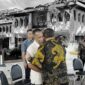 Wagub Kaltara Ingkong Ala meninjau kondisi Kantor Bupati Bulungan pascakebakaran di Tanjung Selor, Kamis (21/5/2026).