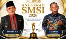 Dua Pemimpin Daerah Kaltara Raih Penghargaan Nasional di Anugerah SMSI 2026
